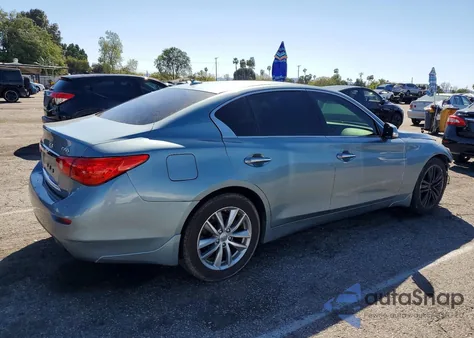 2016 Infiniti Q50 2.0T Premium из США, поврежденный, VIN JN1CV7AP5GM202423